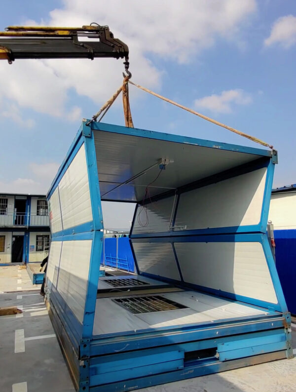 Foldable Easy to Install Temporary Earthquake Relief House Folding Prefab Modular Container House